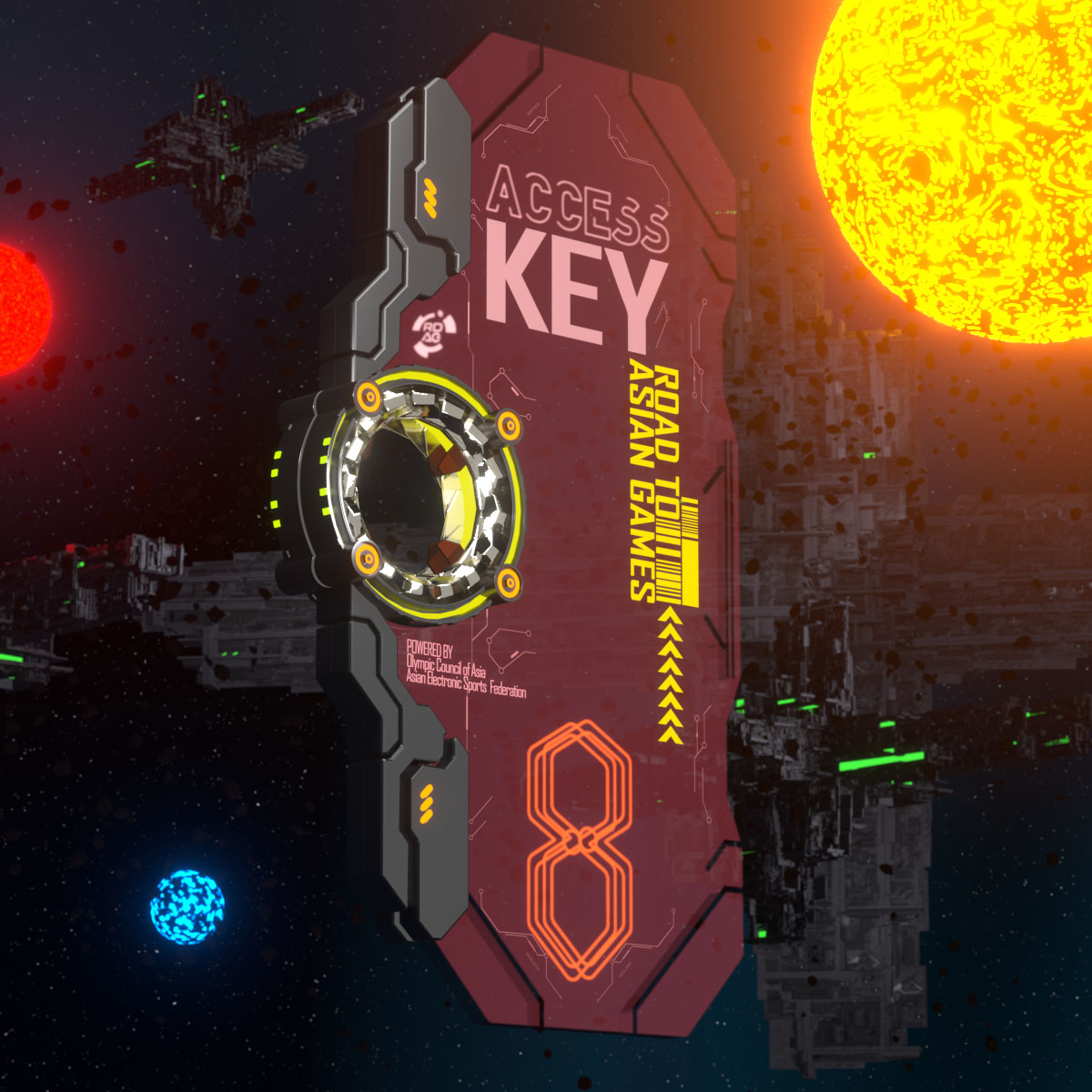 亚电数智体育 | 支持青年职业教育发展，首款官方电子体育数字藏品&ldquo;亚运征途之匙&rdquo;推出